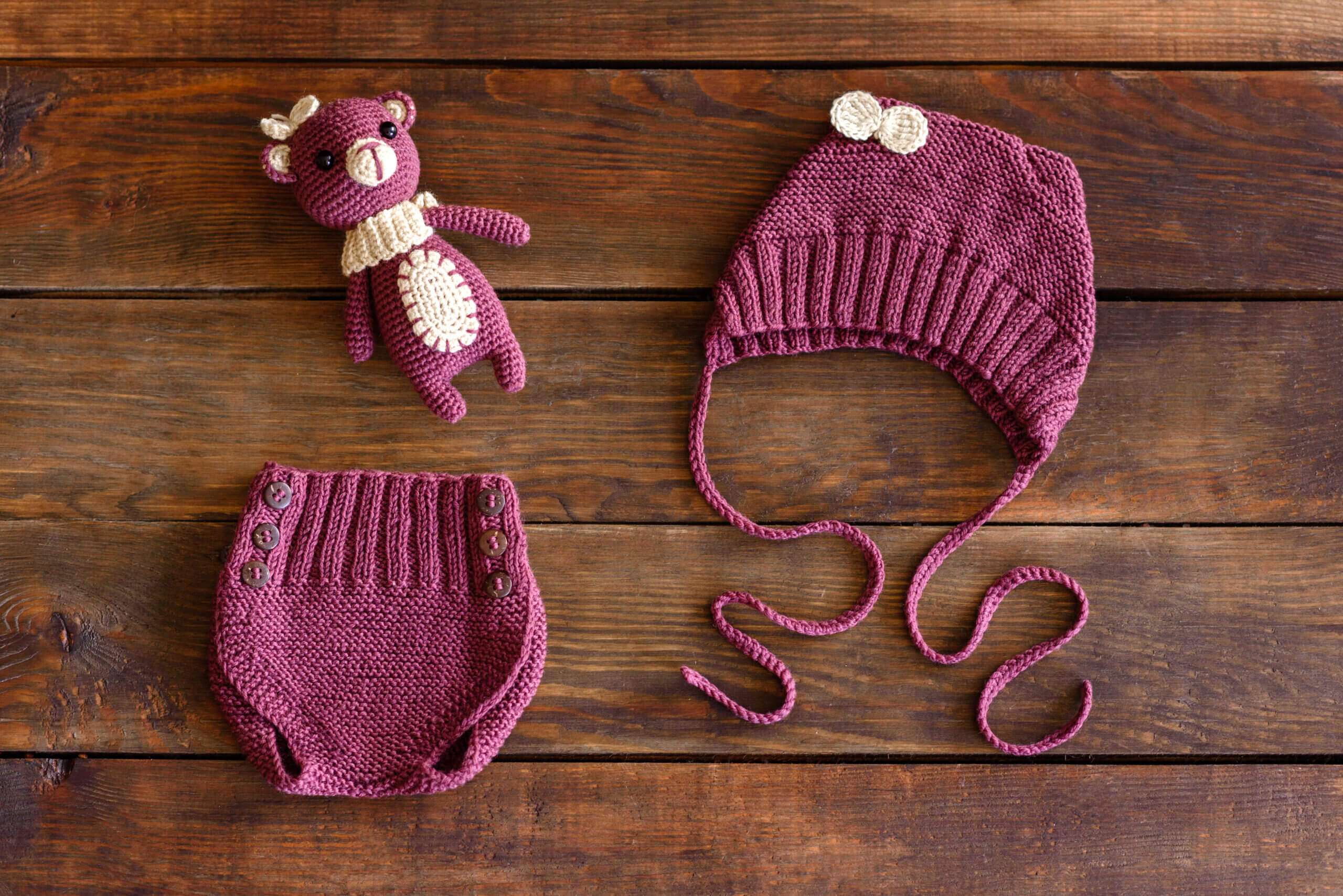 棒針編織玩偶 帽子 嬰兒帽