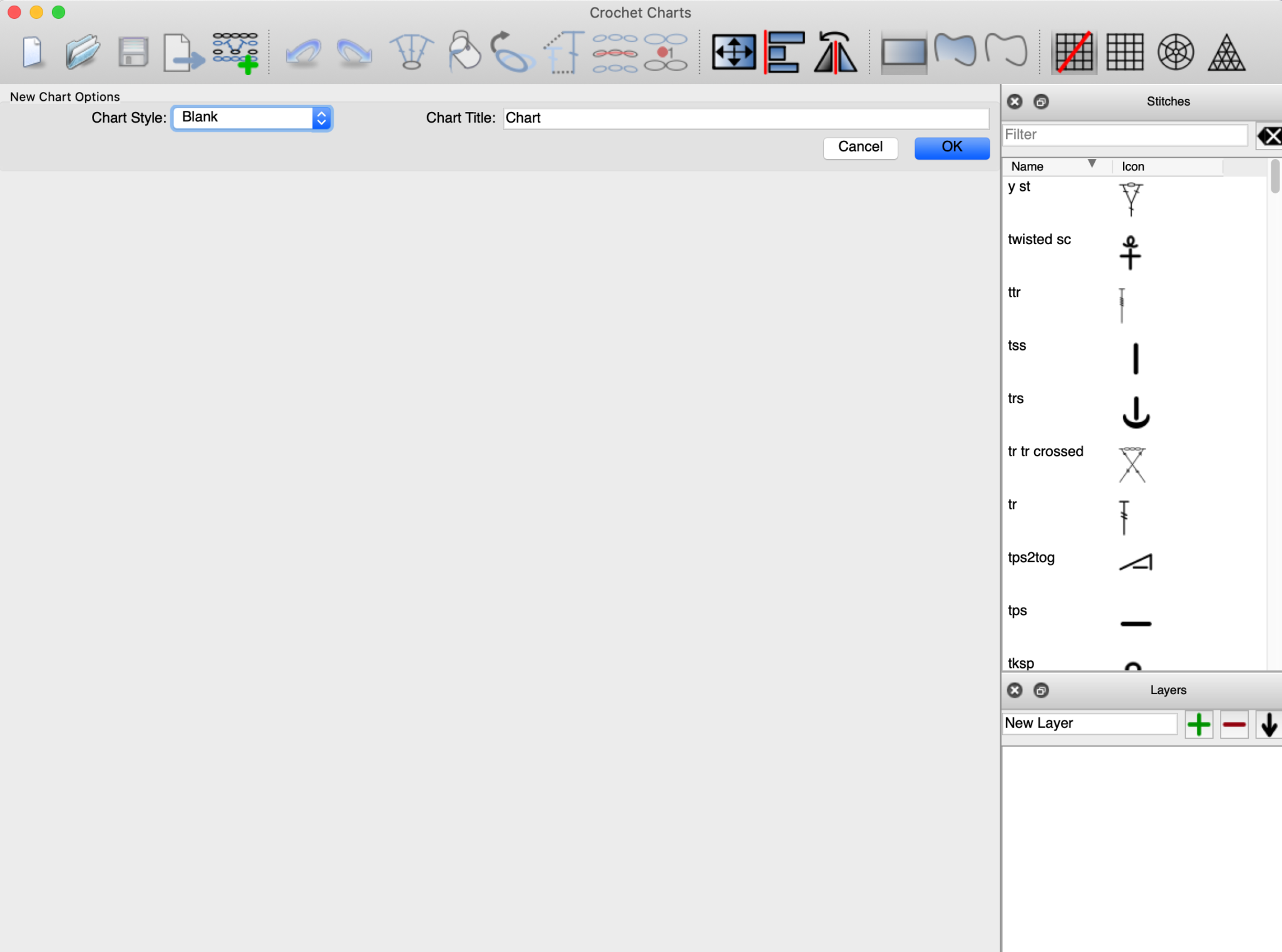 实现编织创意的工具：Crochet Charts织图软件使用教学 9 步骤带你学会画图【Free Download】 - 鉤針娃娃編織教學