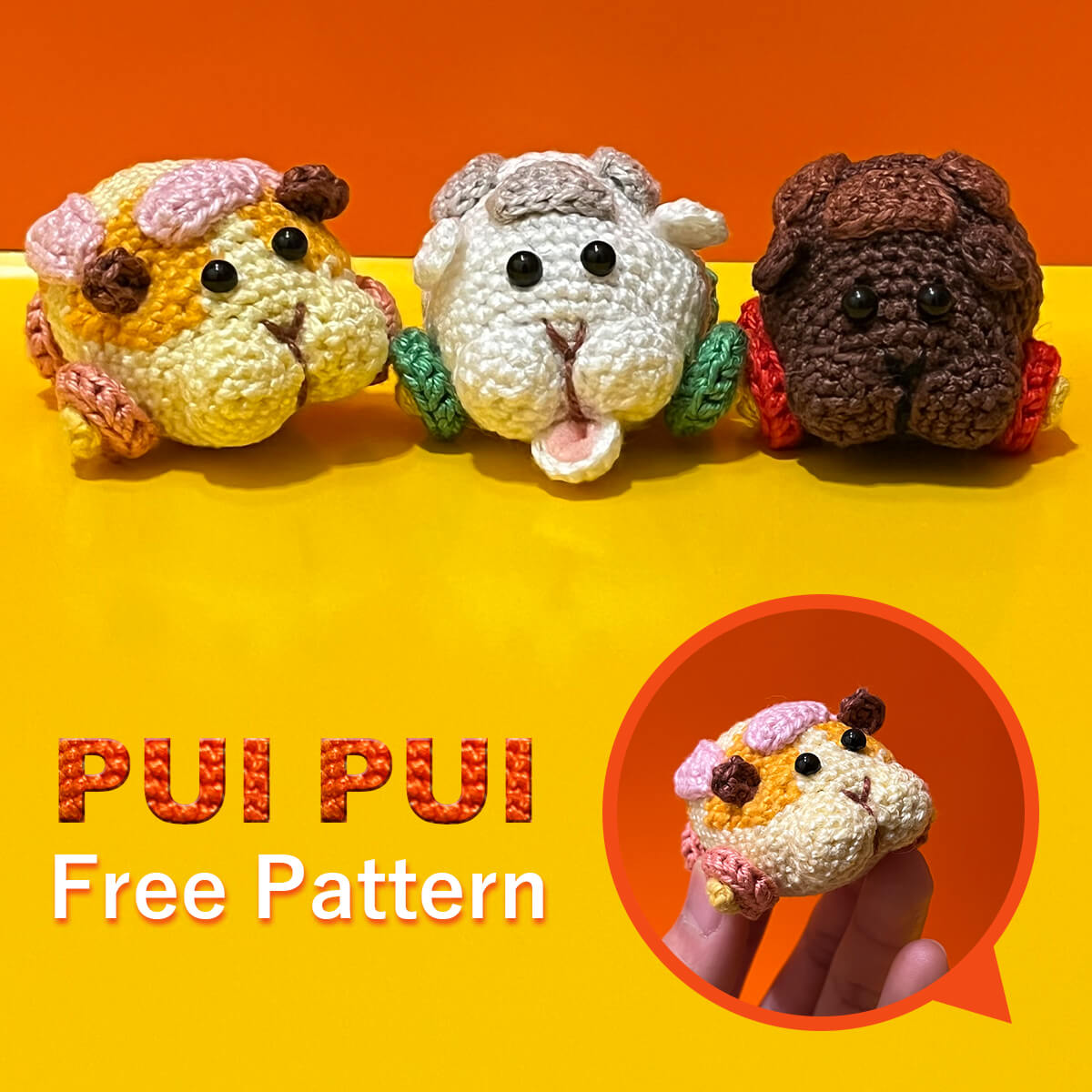 Pui Pui Molcar crochet tutorial for beginners